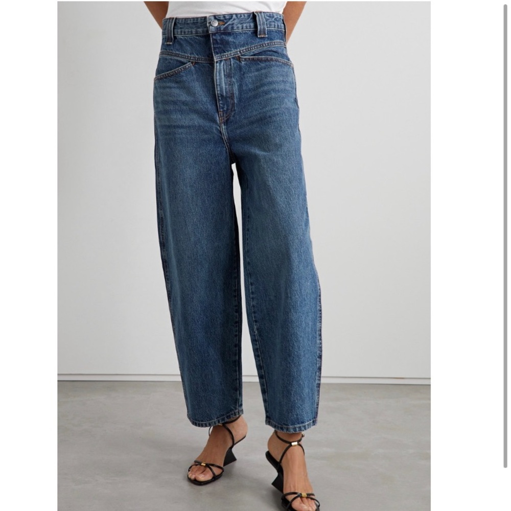 KHAITE Preen blue jeans